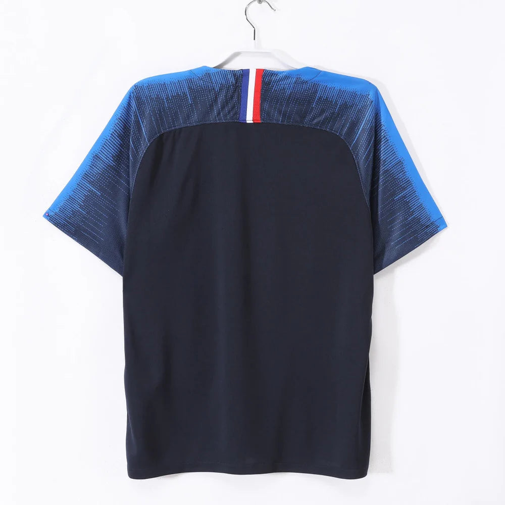 2018 MAILLOT RETRO FRANCE DOMICILE